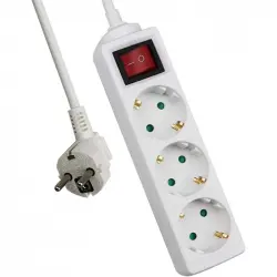 Extrastar Regleta 3 Tomas con Interruptor 1.5m