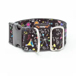 candyPet Collar Click para Perros - Modelo Multicolor