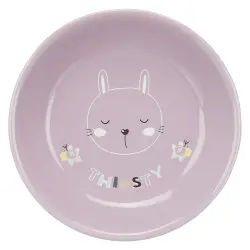 Comedero Trixie Junior de cerámica para gatos - 200 ml, 14 cm (Diám.) - Lila