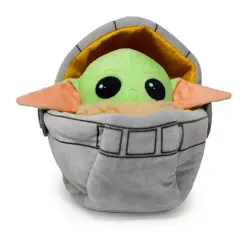 Star Wars Baby Yoda en la cuna juguete para perros - 23 x 12 x 16 cm aprox. (L x An x Al)