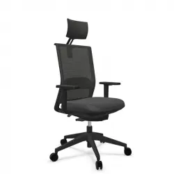 Actiu Stay Silla de Oficina con Cabezal Negra