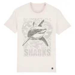 Camiseta Amor tiburón color Blanco