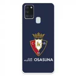 Funda Licencia Oficial CA Osasuna Escudo Fondo Azul para Samsung Galaxy A21S