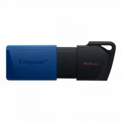 Kingston DataTraveler Exodia M Unidad Flash USB 64GB USB 3.2 Negro/Azul