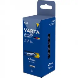 Varta LongLife AAA LR03 Pack 40 Unidades