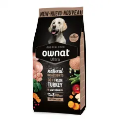 12.2 KG 12.2 KG Ownat Ultra Medium Light pienso para perros