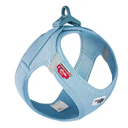 Arnés Curli Vest Clasp Air-Mesh azul cielo para perros - Talla 2XS: 30,2 - 33,8 cm de pecho