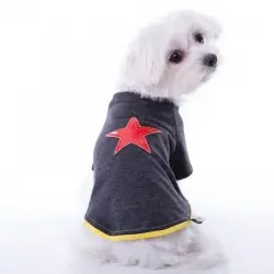 Camiseta para perros Groc Groc Nun Star gris