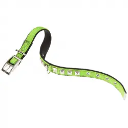 Collar Dual para perros Green Black Ferplast, Tallas 35-43 Cms