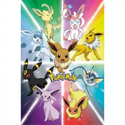 GB Eye Maxi Póster Pokémon Evoluciones Eevee 91.5x61cm