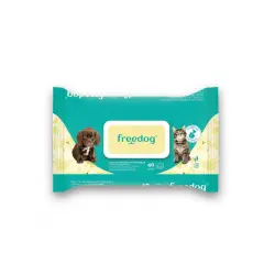 Freedog Toallitas Húmedas con Manzanilla para perros y gatos