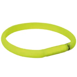 Trixie Banda Con Luz Flash Usb L-Xl  70Cm/17Mm Verde