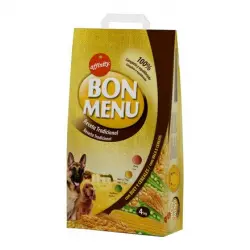 Pienso para perros adultos pequeños, medianos y grandes Bon Menu Tradicional 4 Kg.