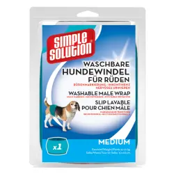 Simple Solution pañal lavable para perros macho - Talla M, 1 unidad
