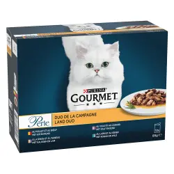 Purina Gourmet Perle en sobres 12 x 85 g - Dúo campestre