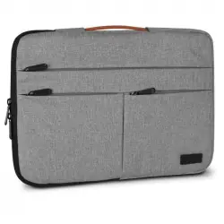Subblim Funda Air Padding 360 Sleeve Light Grey para Portátil de 15.6" im