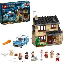 LEGO® Harry Potter Número 4 de Privet Drive Set con Ford Anglia, Figura de Dobby y Familia Dursley 75968