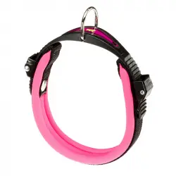 Collar Ergofluo para perros Pink Ferplast, Tallas 34-42 Cms