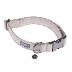 Collar Nomad Tales Blush beige topo para perros - S: 30 - 46 cm contorno de cuello, 15 mm de ancho
