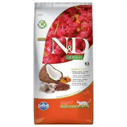 Farmina N&D Quinoa Adulto Piel y Pelaje con arenque y coco - 5 kg