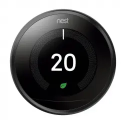 Google Nest Learning Thermostat 3º Generación Termostato Inteligente Negro