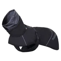 Abrigo Rukka® Warmup negro para perros - aprox. 55 cm largo de espalda