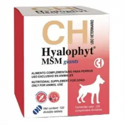 Chemical Iberica Hyalophyt Msm Giants Condroprotector Para Perros De Razas Gigantes, 120 Comprimidos