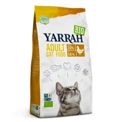 Yarrah pienso con pollo ecológico para gatos - 800 g
