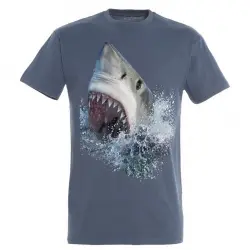 Camiseta Shark Attack color Azul