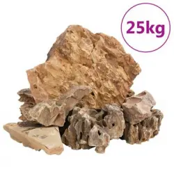 Piedras De Dragón Marrón 25 Kg 5-30 Cm Vidaxl