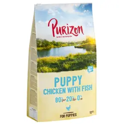 NUEVA RECETA: Purizon Puppy Pollo y pescado, sin cereales - 12 kg
