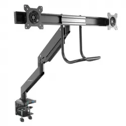 StarTech Soporte VESA Ajustable Montaje 2 Monitores 2 USB 3.0 Grommet