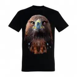 Camiseta Águila Europea color Negro