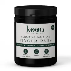 kooa Sensitive toallitas para la limpieza de ojos y orejas - 50 unidades