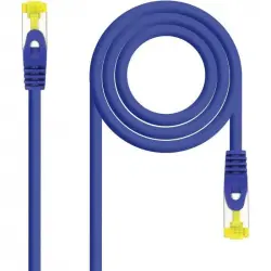 Nanocable Cable de Red Ethernet Rj45 LSZH Cat.6a SFTP AWG26 100% Cobre Azul