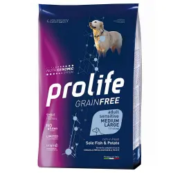 Prolife Grain Free Adulto Sensible Mediano/Grande Lenguado y Patatas - 10 kg