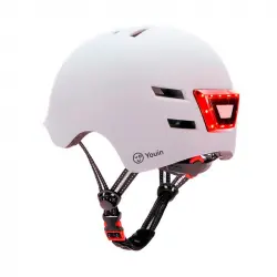 Youin Casco con Luz LED Blanco Talla M 55-58cm