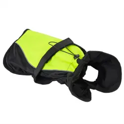 Chubasquero Illume Nite Neon para perros - 70 cm aprox. de longitud dorsal