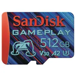SanDisk GamePlay microSDXC 512GB UHS-I A2 V30 Clase 10