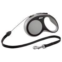 Correa Flexi New Comfort Cordón M 8 metros Gris