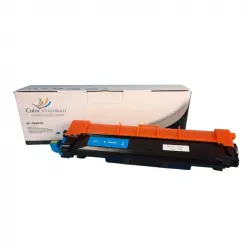 Color Premium Tóner Compatible con Brother TN247C/TN243C Cian