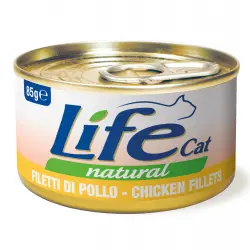 LifeCat Natural Adult comida húmeda para gatos 6 x 85 g - Filetes de pollo
