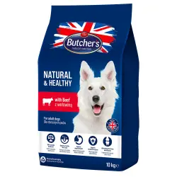 Butcher's Natural & Healthy vacuno pienso para perros - 10 kg