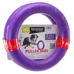 Ferplast Puller juguete para perros  - Midi: 19 cm de diámetro