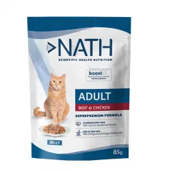 Nath Adult Ternera y Pollo en Gelatina sobre para gatos