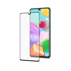 Celly Full Glass Protector Pantalla Borde Negro para Samsung Galaxy A41