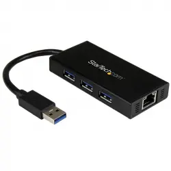 Startech Hub 3 Puertos USB 3.0 + 1 Red Gigabit