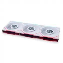 Lian-Li Triple Pack UNI FAN TL LCD Ventilador Suplementario 120mm Blanco