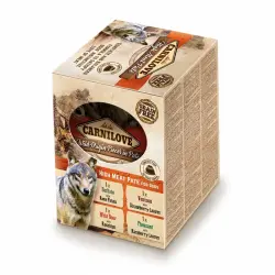 4x600g Carnilove Dog Adulto Pouch Pate Multipack