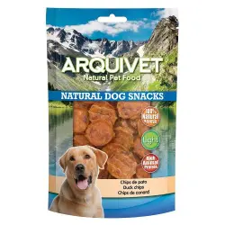 Arquivet Snack Natural para Perros Chips de Pato 110 GR